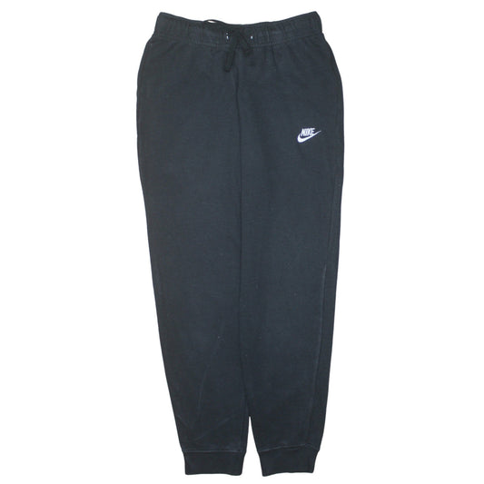 Nike Men’s Black Fleece Sweatpants Small Regular Fit Tapered Joggers