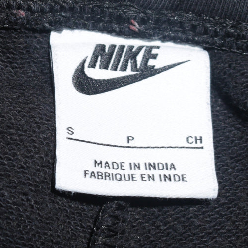 Nike Men’s Black Fleece Sweatpants Small Regular Fit Tapered Joggers