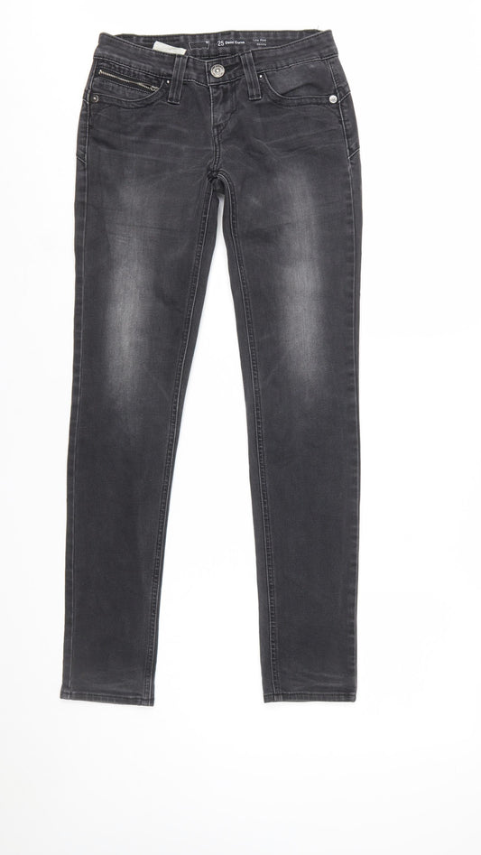 Levi's Women Black Low Rise Skinny Jeans Size 25