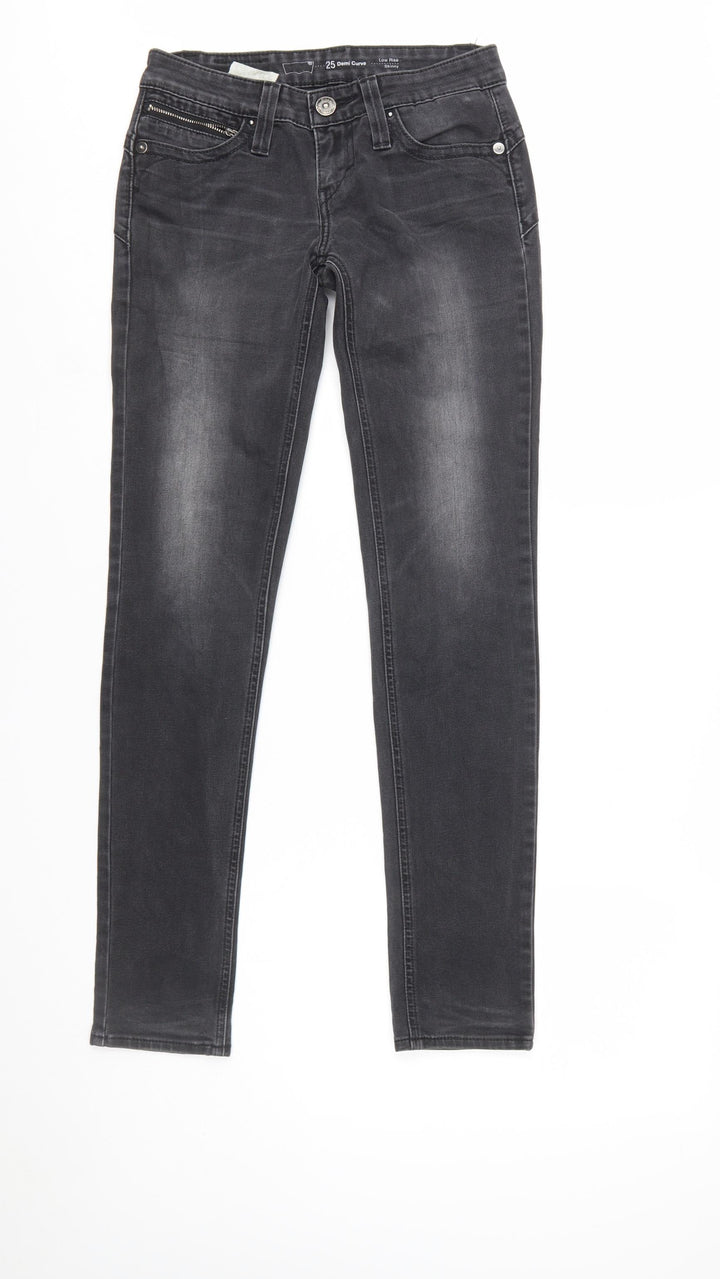 Levi's Women Black Low Rise Skinny Jeans Size 25