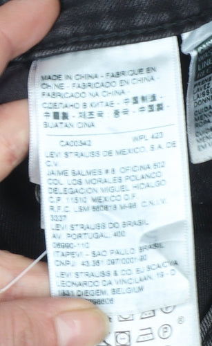 Levi's Women Black Low Rise Skinny Jeans Size 25