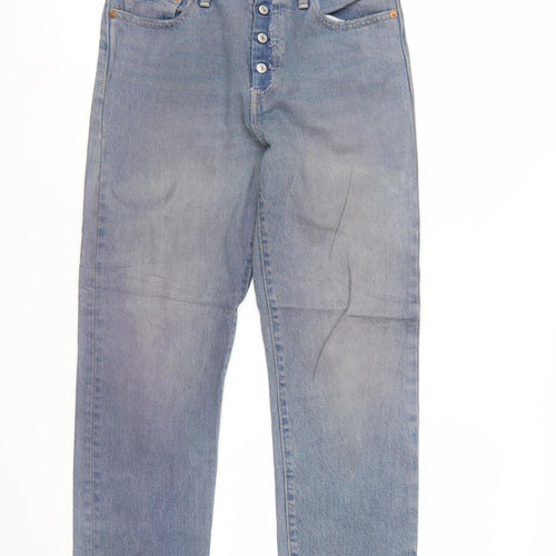 Levi's Women's Blue Straight Leg High Rise Jeans Size 29