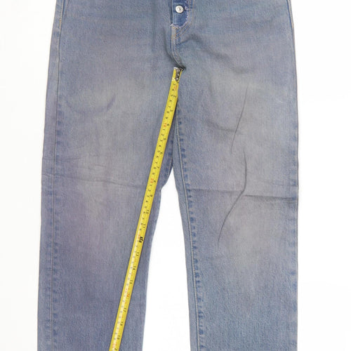 Levi's Women's Blue Straight Leg High Rise Jeans Size 29