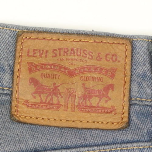 Levi's Women's Blue Straight Leg High Rise Jeans Size 29