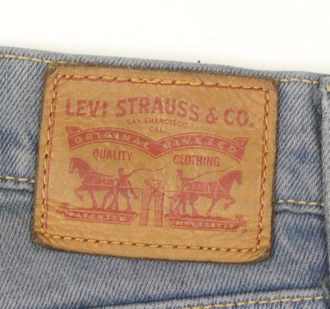 Levi's Women's Blue Straight Leg High Rise Jeans Size 29