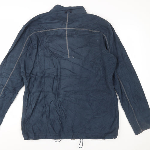 Jack Wolfskin Men's Blue Fleece Full Zip Outdoor Jacket 2XL