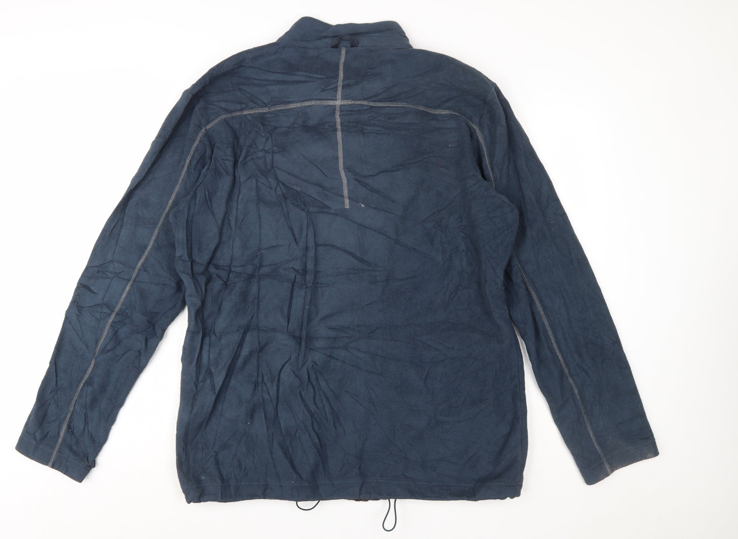 Jack Wolfskin Men's Blue Fleece Full Zip Outdoor Jacket 2XL