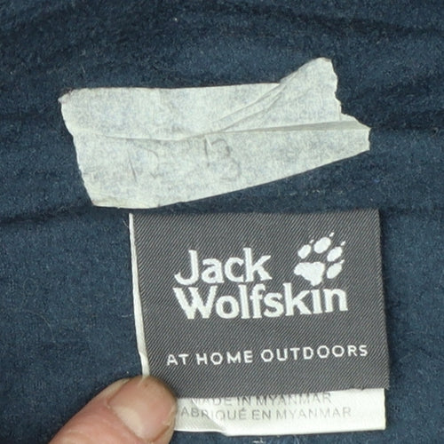 Jack Wolfskin Men's Blue Fleece Full Zip Outdoor Jacket 2XL