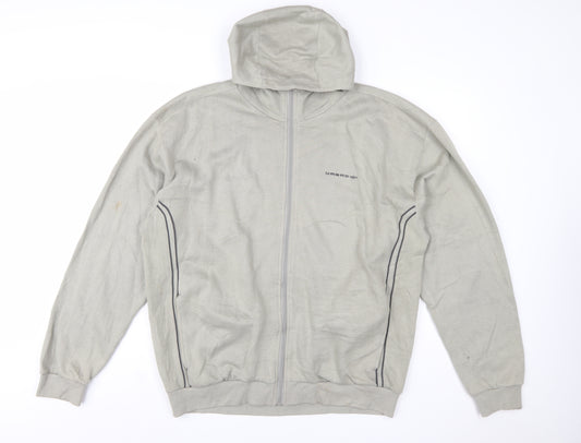 Umbro Men’s Grey Full Zip Hoodie XL Regular Fit Sportswear