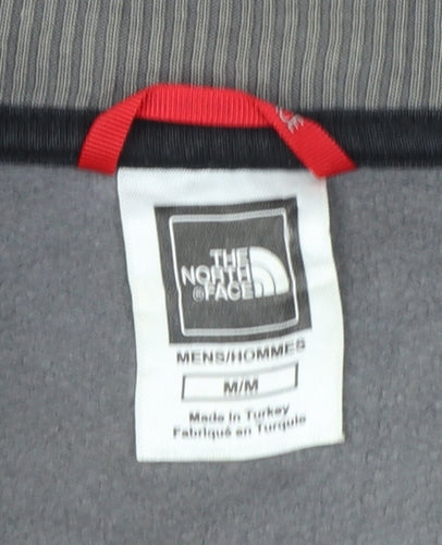The North Face Men's Grey Crew Neck Cotton Sweatshirt M Regular Fit
