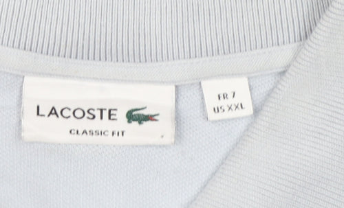 Lacoste Men's Blue Classic Fit Cotton Polo Shirt 2XL