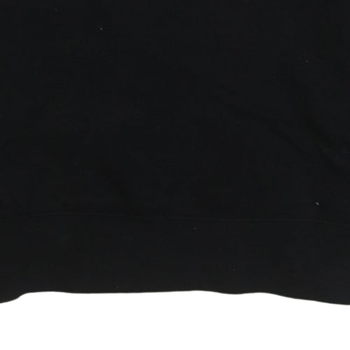 Diesel Men's Black Cotton Logo Pullover Sweatshirt Size S