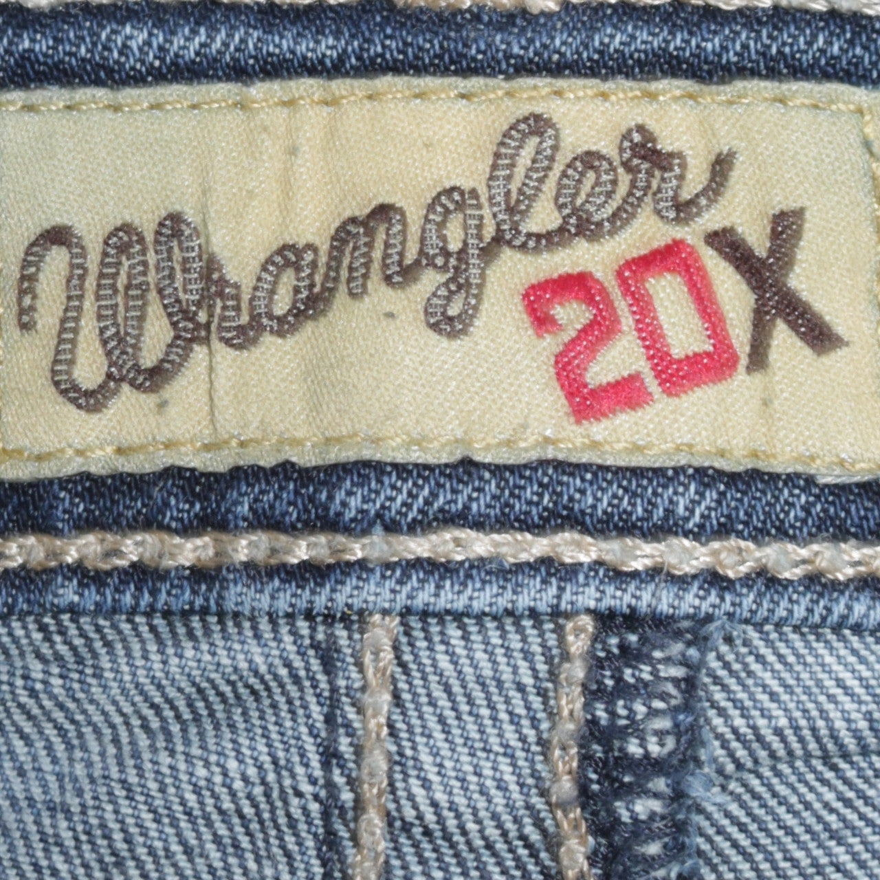 Wrangler 20X Men's Blue Straight Leg Denim Jeans 38x34 Regular Fit