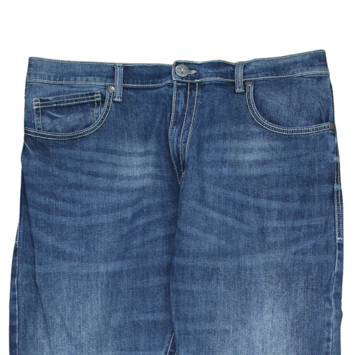 Wrangler 20X Men's Blue Straight Leg Denim Jeans 38x34 Regular Fit