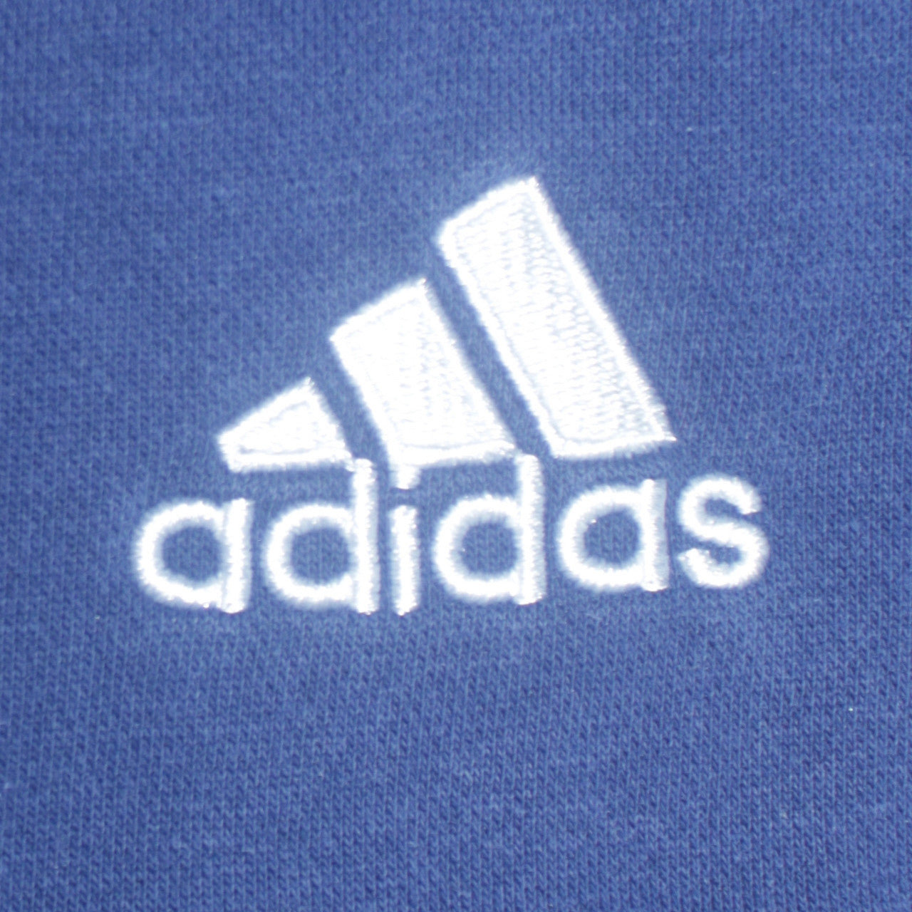 Adidas Men's Blue Pullover Hoodie Small Embroidered Sports Design