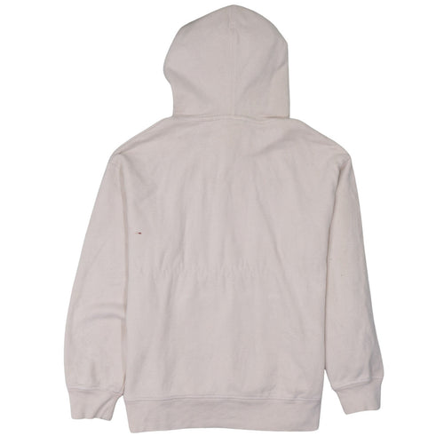 Levi's Men's Beige Pullover Hoodie Size M Logo Fleece Sweatshirt