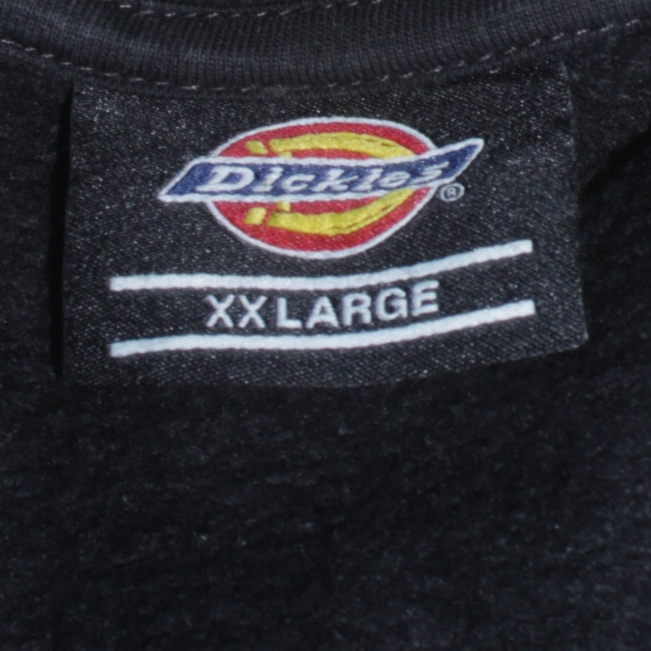 Dickies Men's Black 2XL Crew Neck Pullover Sweatshirt Heavyweight Logo