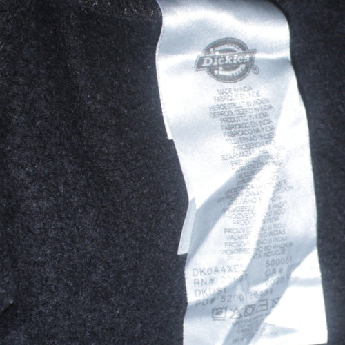 Dickies Men's Black 2XL Crew Neck Pullover Sweatshirt Heavyweight Logo