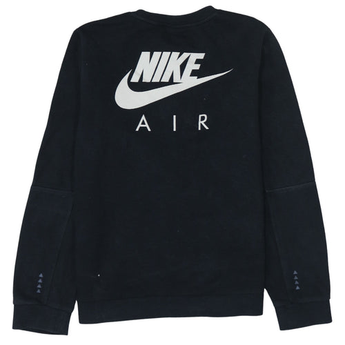 Nike Air Boys Black XL Sweatshirt Pullover Crew Neck Logo Print