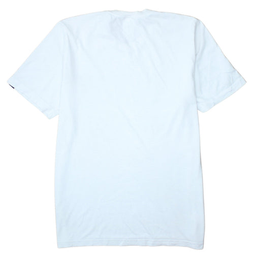 Adidas Men's White Large Graphic Logo Short Sleeve T-Shirt