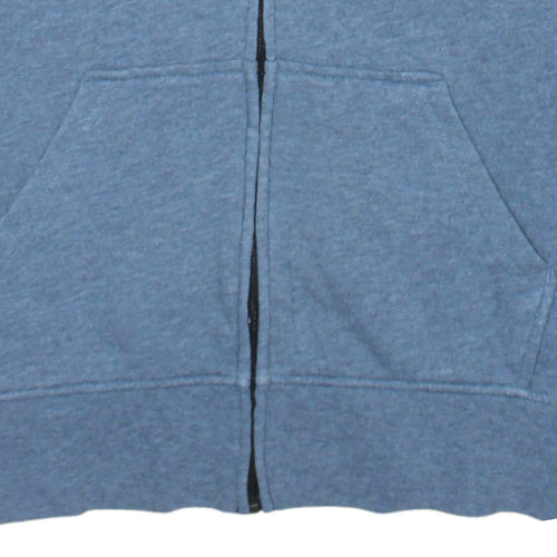Vans Men's Blue Full Zip Hoodie Medium Cotton Blend Casual Streetwear