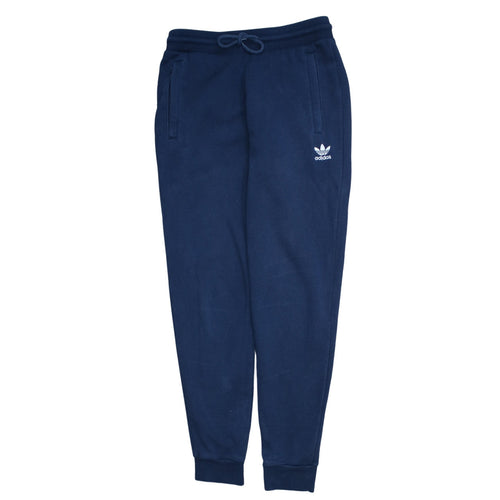 Adidas Men's Blue Joggers Size S Fleece Tapered Activewear Trousers