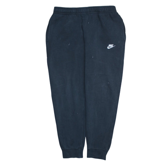 Nike Men's Black Fleece Jogger Sweatpants L Regular Fit