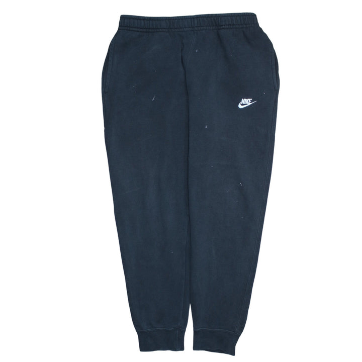 Nike Men's Black Fleece Jogger Sweatpants L Regular Fit