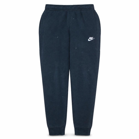 Front view of Nike Men's Black Fleece Jogger Sweatpants L Regular Fit