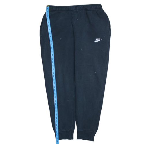 Nike Men's Black Fleece Jogger Sweatpants L Regular Fit