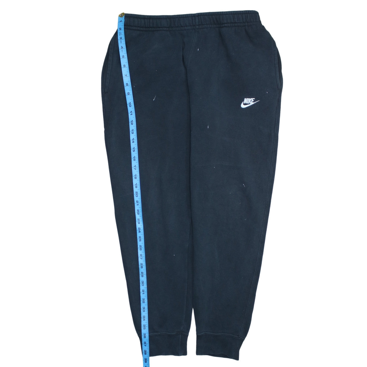 Nike Men's Black Fleece Jogger Sweatpants L Regular Fit