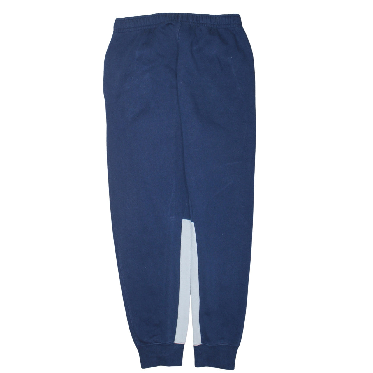 Nike Men Blue Jogger Trousers M Elastic Waist Colourblock Sweatpants
