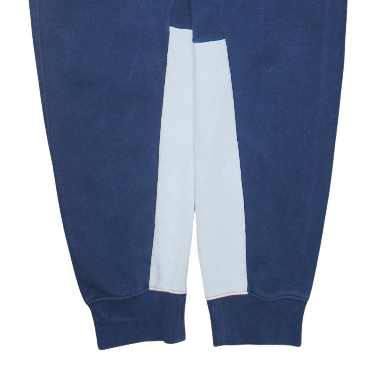 Nike Men Blue Jogger Trousers M Elastic Waist Colourblock Sweatpants
