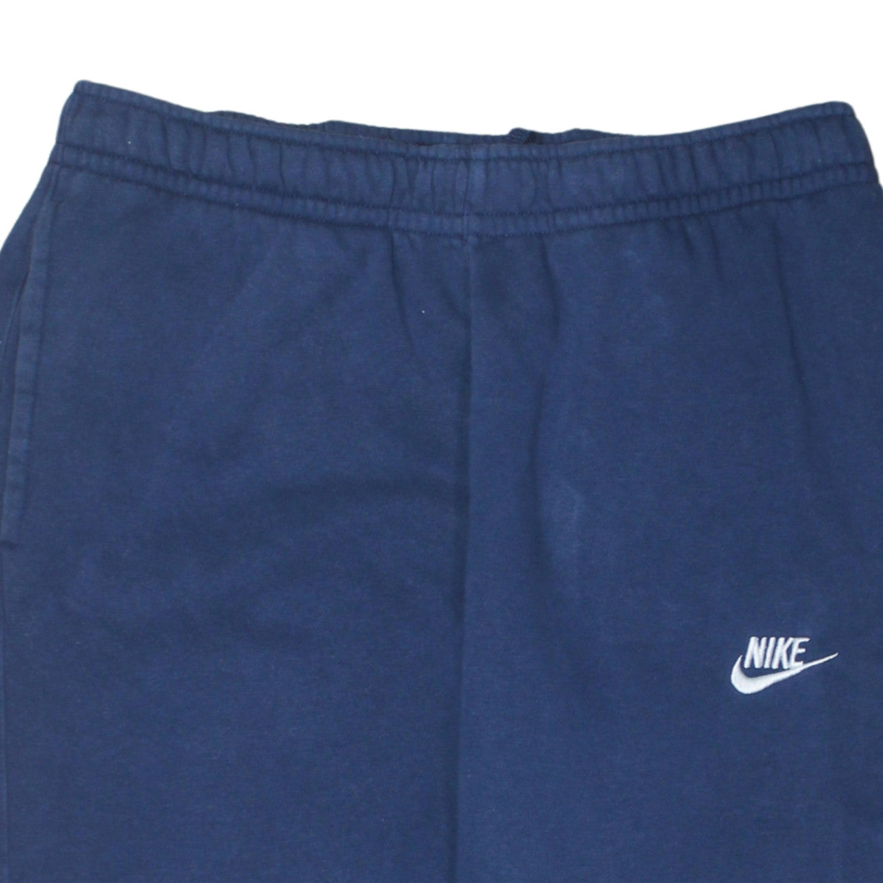 Nike Men Blue Jogger Trousers M Elastic Waist Colourblock Sweatpants