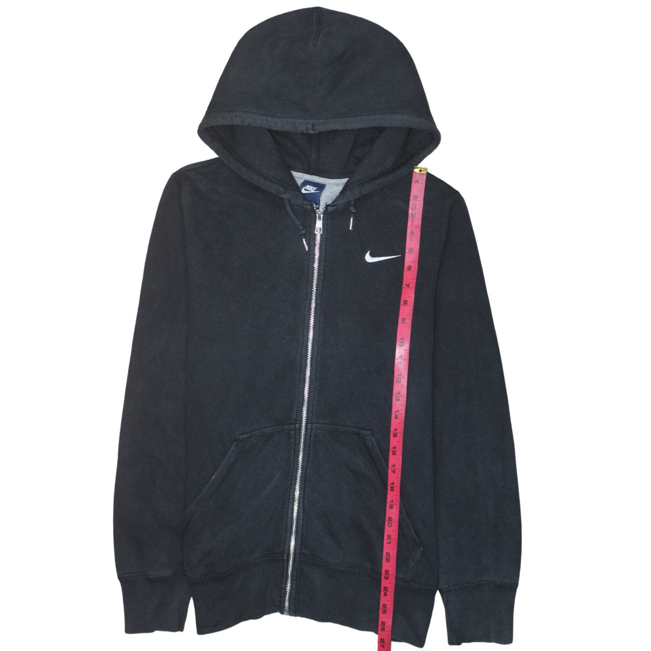 Nike Men Black Small Full Zip Fleece Hoodie Sweatshirt