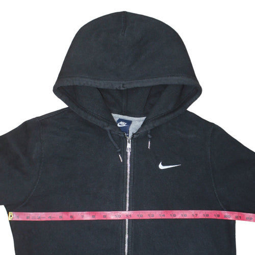 Nike Men Black Small Full Zip Fleece Hoodie Sweatshirt