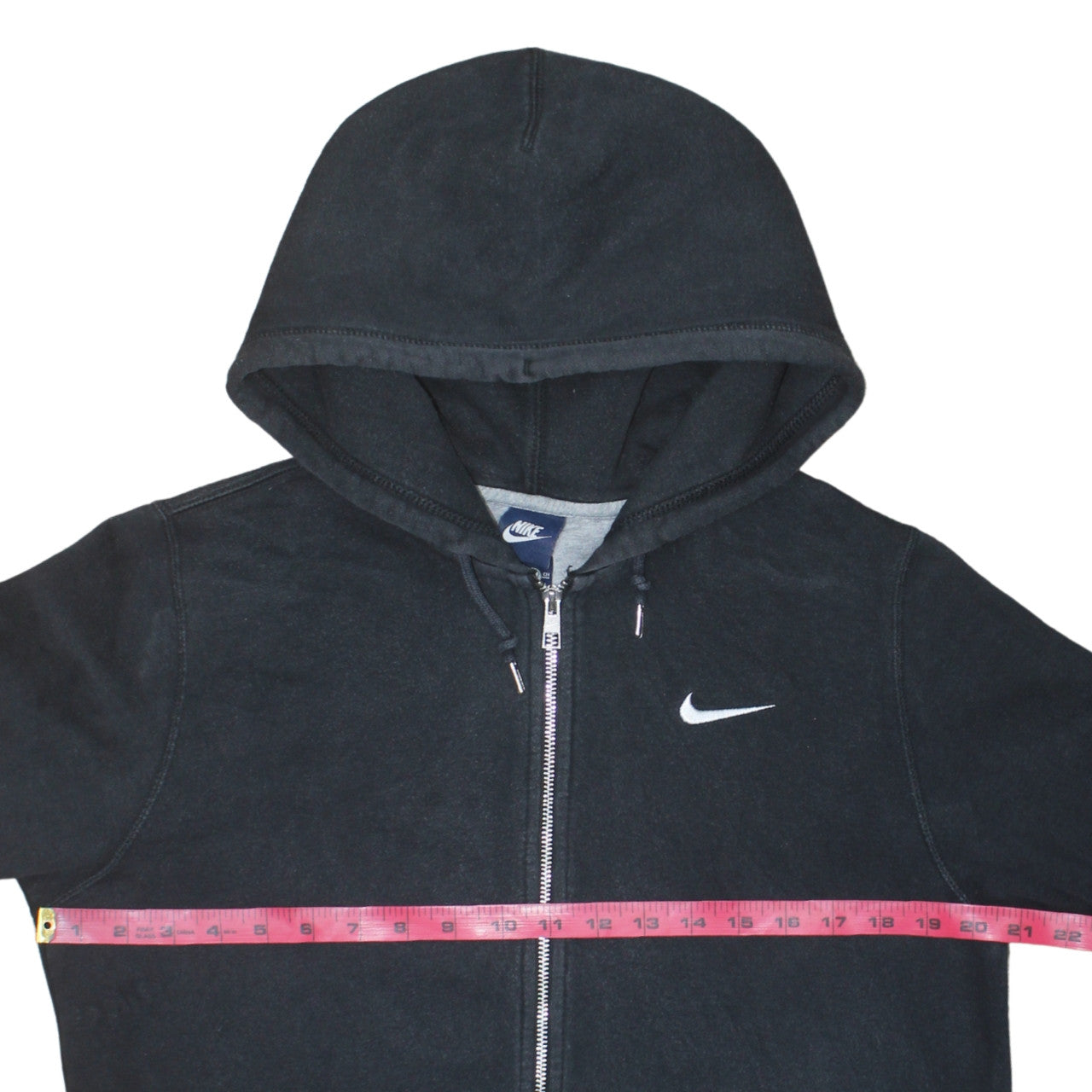 Nike Men Black Small Full Zip Fleece Hoodie Sweatshirt