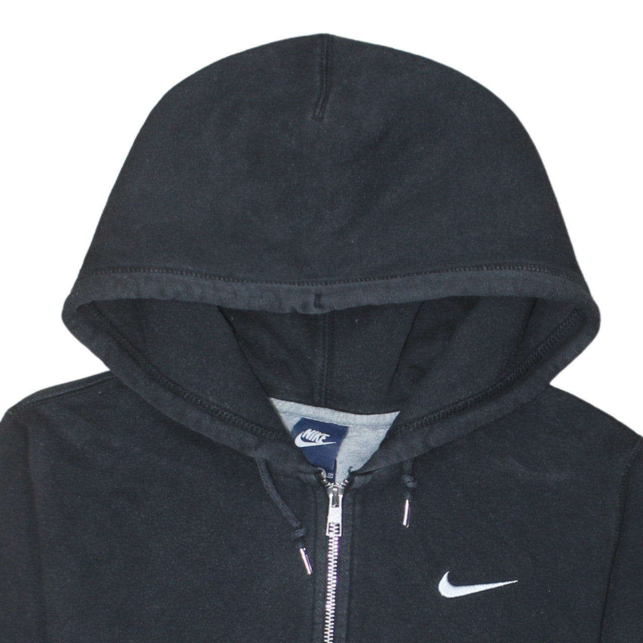 Nike Men Black Small Full Zip Fleece Hoodie Sweatshirt