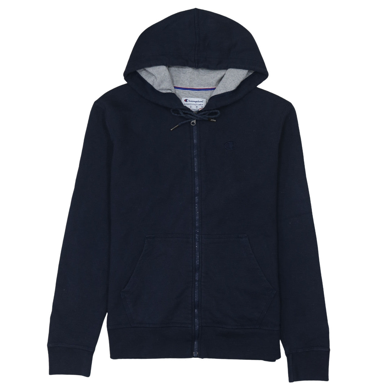 Champion Men's Blue Full Zip Hoodie Small Regular Fit