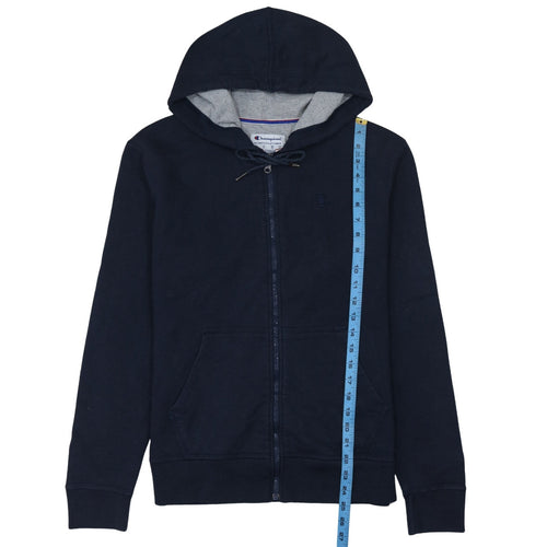 Champion Men's Blue Full Zip Hoodie Small Regular Fit