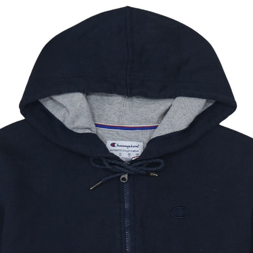 Champion Men's Blue Full Zip Hoodie Small Regular Fit