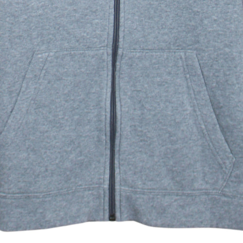 Nike Boys Grey Full Zip Hoodie XL Standard Fit Fleece Lined