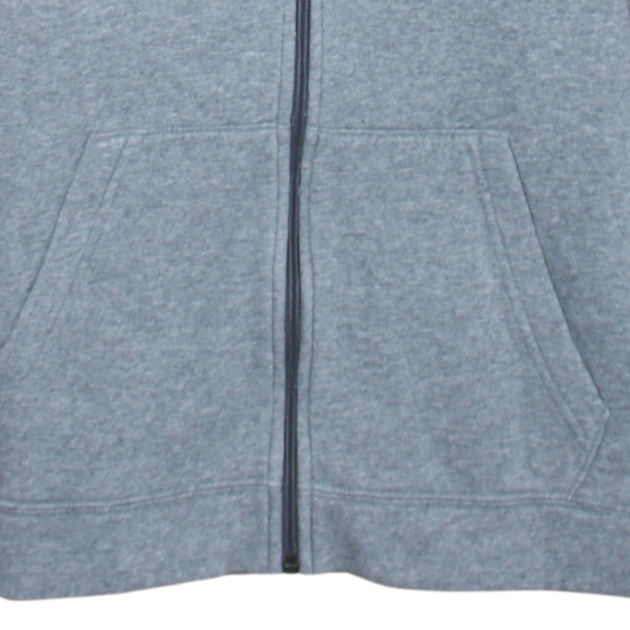 Nike Boys Grey Full Zip Hoodie XL Standard Fit Fleece Lined