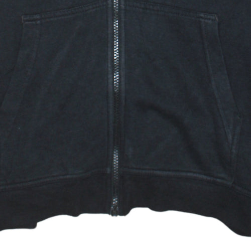 Nike Men's Black Full Zip Hoodie Size M Fleece Hooded Sweatshirt