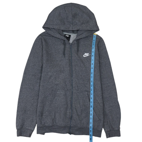 Nike Men’s Grey Full Zip Hoodie XL Regular Fit Sportswear