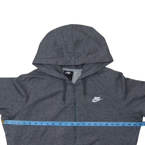 Nike Men’s Grey Full Zip Hoodie XL Regular Fit Sportswear