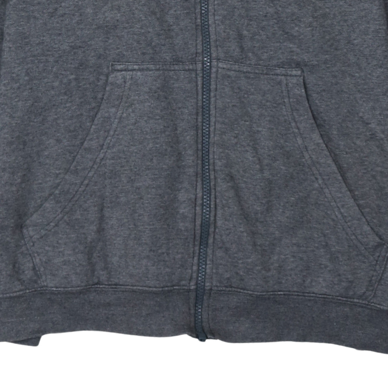 Nike Men’s Grey Full Zip Hoodie XL Regular Fit Sportswear
