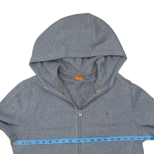 Hugo Boss Men's Grey Full Zip Hoodie Size S
