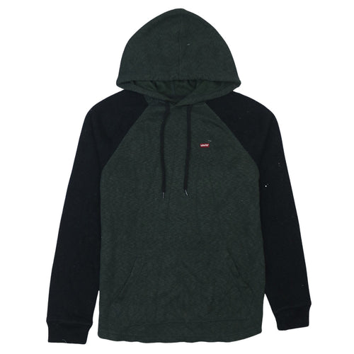 Levi's Men's Green Pullover Hoodie Size S Long Sleeve