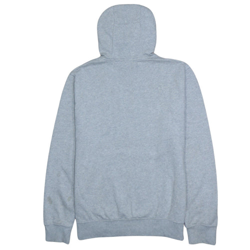 Nike Mens Grey Pullover Hoodie M Regular Fit Fleece Sweatshirt